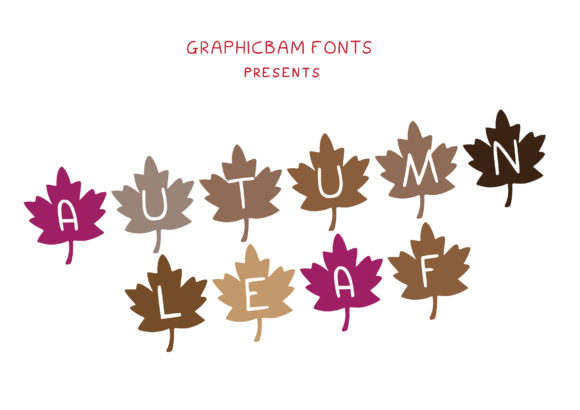 Autumn Leaf Play Font for Creative Marketing