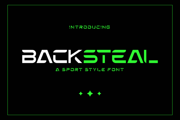 Backsteal Font for Business