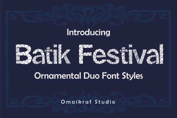 Batik Festival Font Review