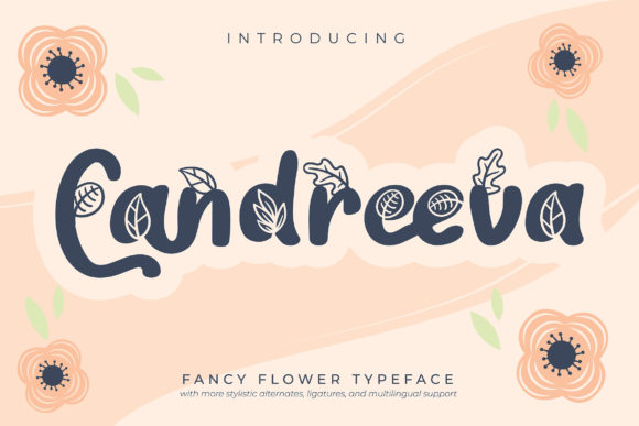 Candreeva: A Decorative Font for Web Design