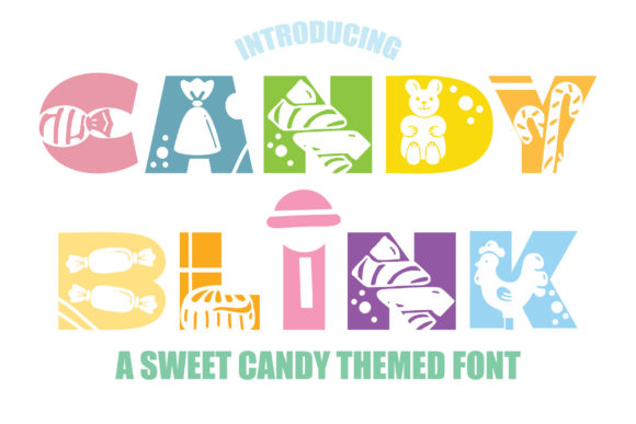 Candy Blink Font for Creative Design