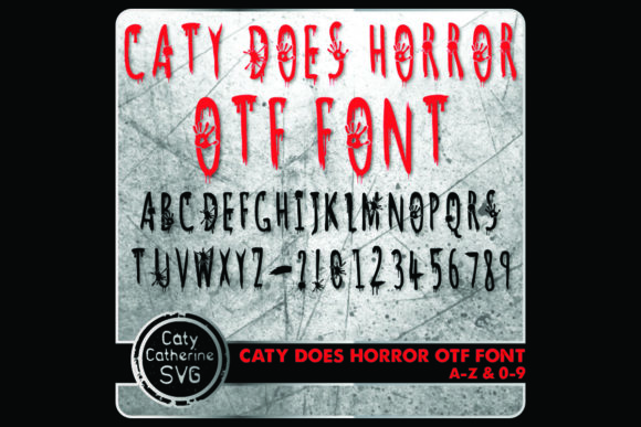 Caty Does Horror Font Review