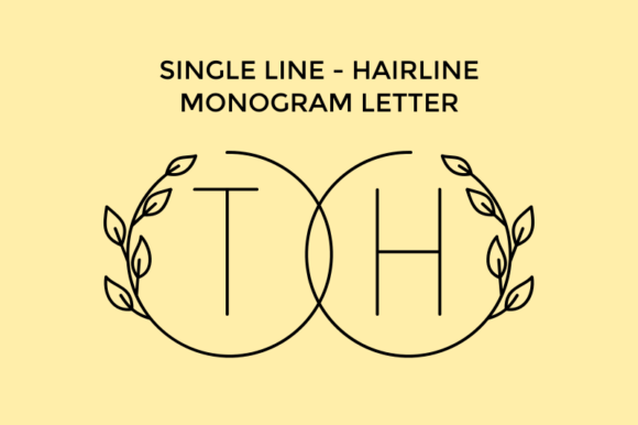 Circle Line Font for Stylish Design