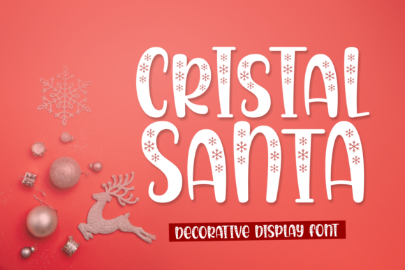 Cristal Santa: A Decorative Font for Web Design