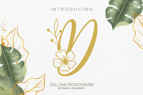 Dellina Monogram Font