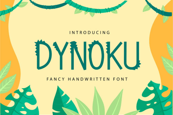 Dynoku: A Playful Font for Creative Campaigns