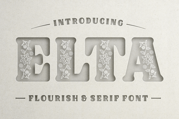 Elta: A Decorative Serif Font for Creative Projects