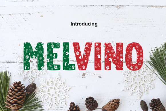 Melvino: A Joyful Decorative Font