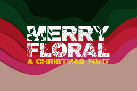 Merry Floral Font for Web Design