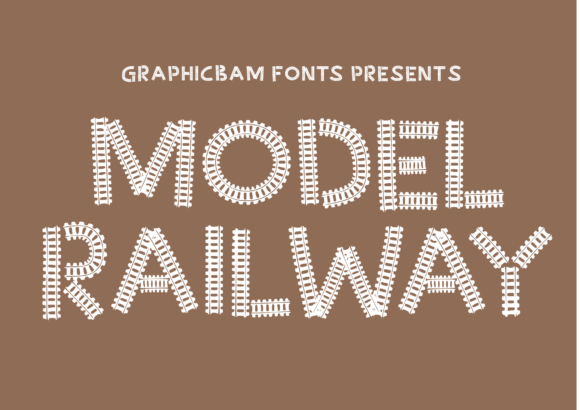 Model Railway Font