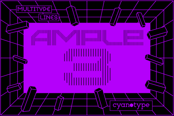 MultiType Lines Ample 3: A Bold Typographic Statement