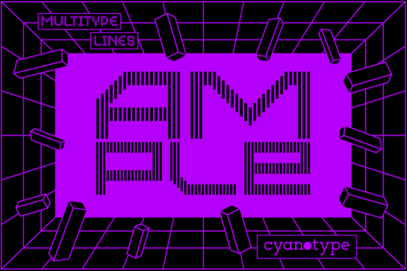 MultiType Lines Ample: A Bold Typographic Statement