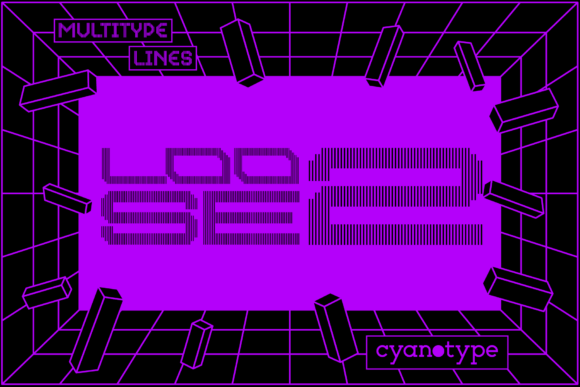 MultiType Lines Loose 2 Font