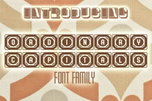 Ordinary Capitals Font for Creative Projects