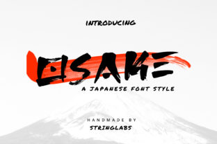 Osake: A Bold Brush Font for Creative Campaigns