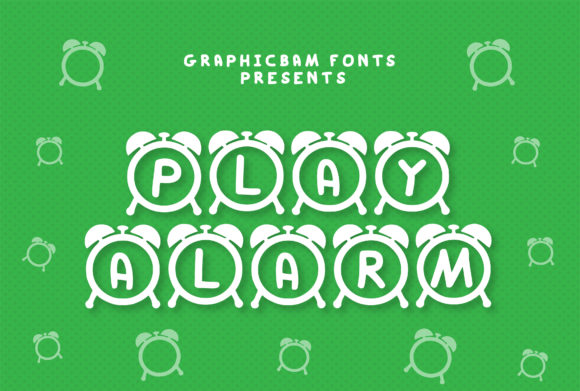 Play Alarm: A Bold Decorative Font