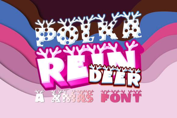 Polka Reindeer Font for Web Design