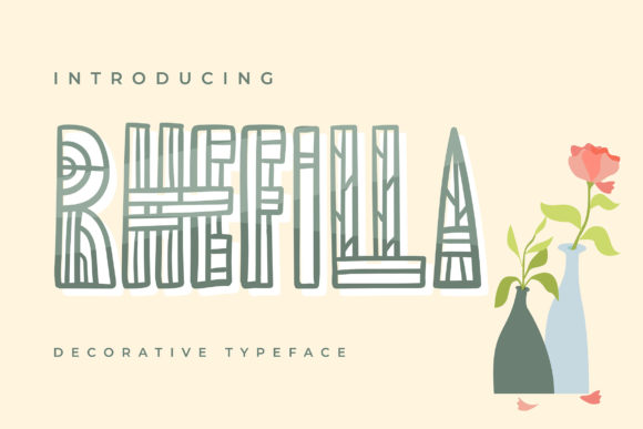 Rhefilla: A Decorative Typeface for Impactful Design