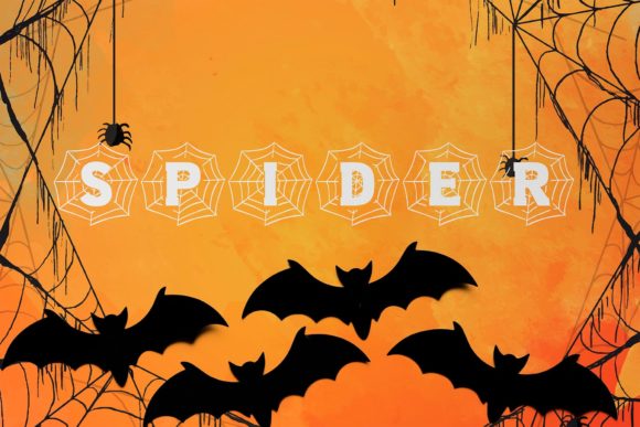 Spider Monogram: A Spooky Font for Creative Businesses